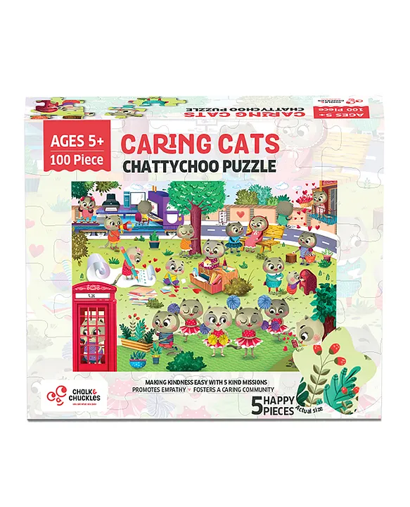 Chattychoo Cat Jigsaw Puzzle 100 Pieces