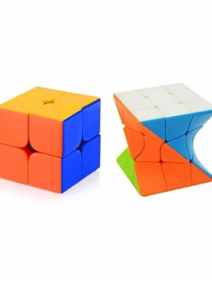 Rubix Cube Pack of 2 Red Yellow