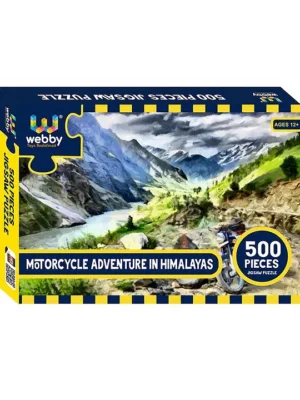 Motorcycle Adventure Puzzle Multicolor 500 Pieces