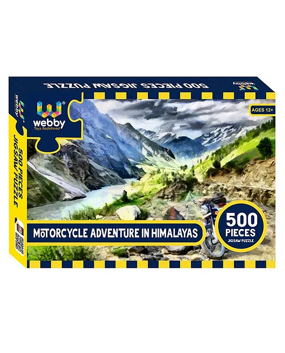 Motorcycle Adventure Puzzle Multicolor 500 Pieces