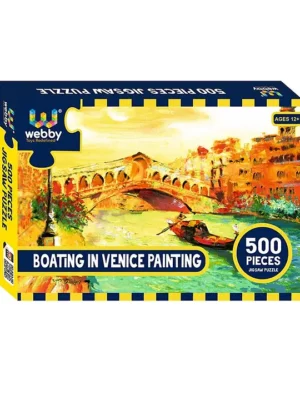Boating In Venice Jigsaw Puzzle Multicolor 500 Pieces