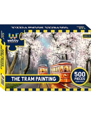 The Tram Painting Jigsaw Puzzle 500 Pieces