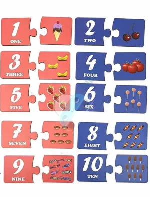 Wooden Animal Jigsaw Puzzles Multicolour 24 Pieces