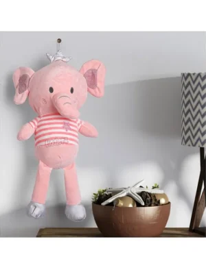 Elephant Plush Toy Height 45 cm (Colour May Vary)